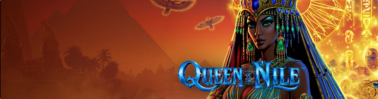 Queen of the nile slot Banner 3
